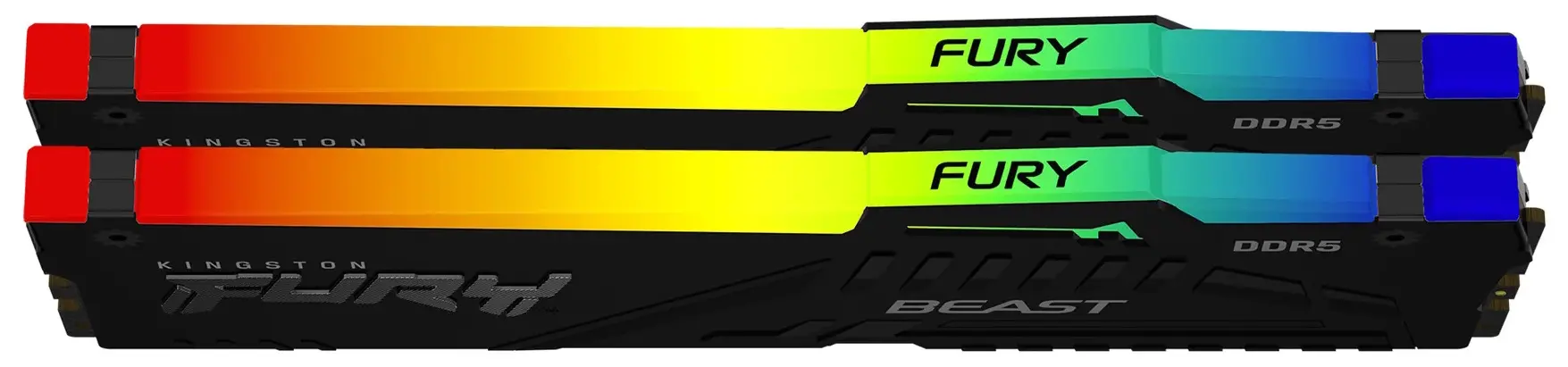 Оперативная память Kingston Fury Beast Black RGB DDR5 16GB (2x8) 5600MHz CL36 (KF556C36BBEAK2-16) - 3