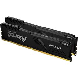 Оперативная память Kingston Fury Beast DDR4 16Gb (2x8) 3600MHz CL17 (KF436C17BBK2/16)