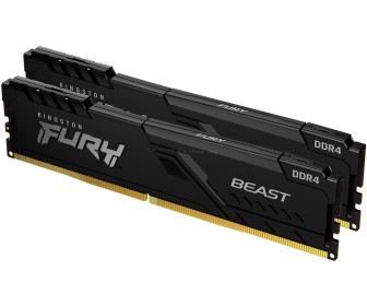 Memorie operativa Kingston Fury Beast DDR4 16Gb (2x8) 3600MHz CL17 (KF436C17BBK2/16)