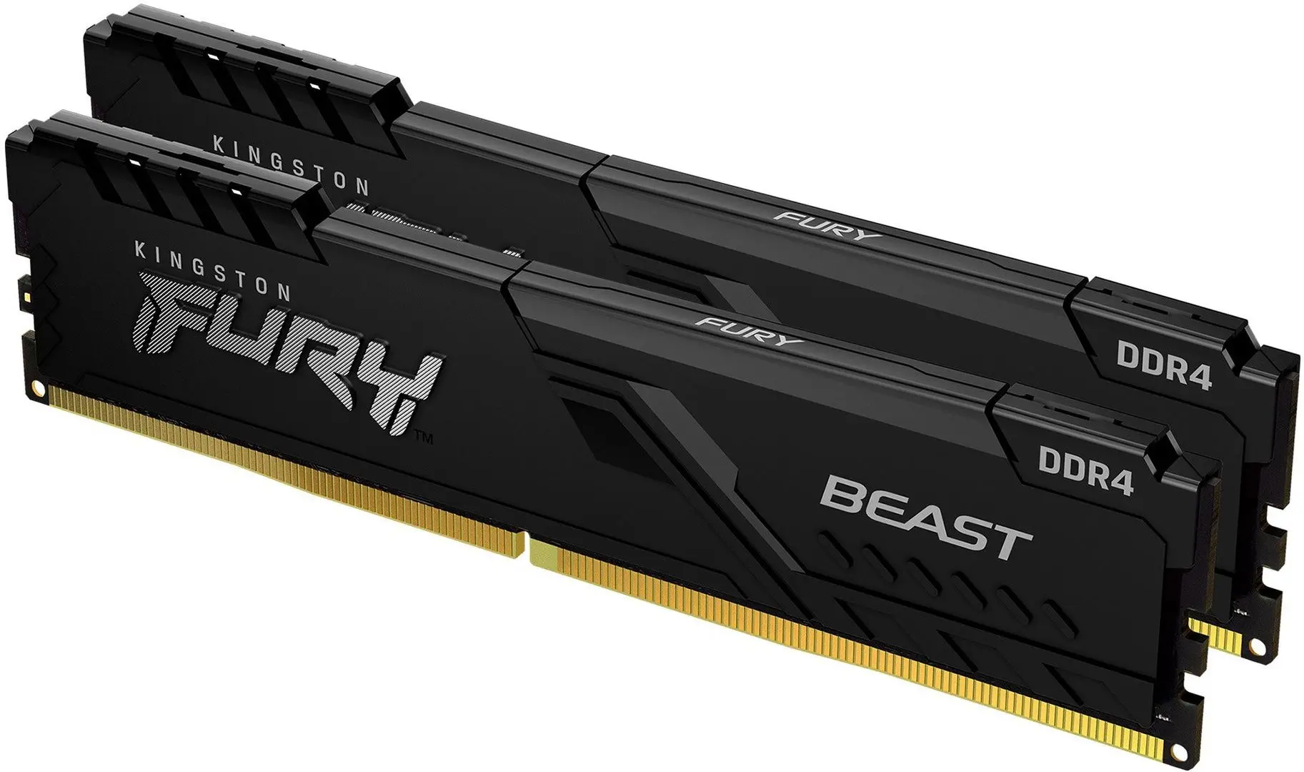 Оперативная память Kingston Fury Beast DDR4 16Gb (2x8) 3600MHz CL17 (KF436C17BBK2/16)