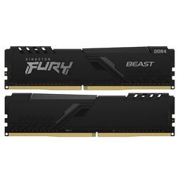 Memorie operativa Kingston Fury Beast DDR4 16GB (2x8GB) 2666MHz PC4-21300 CL16 (KF426C16BBK2/16) Thumb