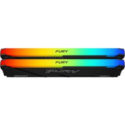 Memorie operativa Kingston Fury Beast DDR4 RGB 16GB (2x8GB) 3600MHz CL17 (KF436C17BB2AK2/16) Thumb