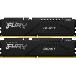 Memorie operativa Kingston FURY Beast DDR5 16Gb (2x8GB) 5200MHz CL40 Black (KF552C40BBK2-16) Thumb
