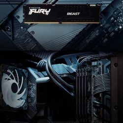 Оперативная память Kingston Fury Beast DDR5 16GB 5600MHz CL36 (KF556C36BBE-16) Thumb