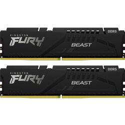 Memorie operativa Kingston Fury Beast DDR5 32Gb (2x16GB) 5600MHz CL 40 Black (KF556C40BBK2-32) Thumb
