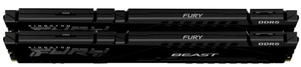 Memorie operativa Kingston FURY Beast DDR5 64Gb (2x32Gb) 5600MHz CL40 Black (KF556C40BBK2-64) - 2