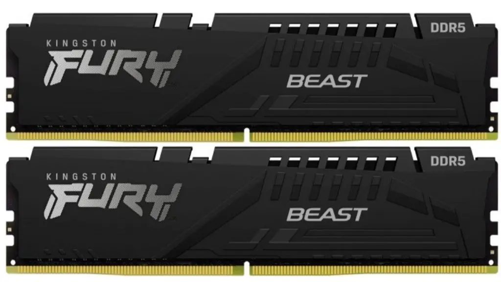 Memorie operativa Kingston FURY Beast DDR5 64Gb (2x32Gb) 5600MHz CL40 Black (KF556C40BBK2-64)