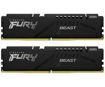 Memorie operativa Kingston Fury Beast DDR5 64GB (2x32GB) 6000MHz CL30 (KF560C30BBK2-64)