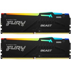 Оперативная память Kingston Fury Beast DDR5 RGB 32GB (2x16) 5600MHz CL36 (KF556C36BBEAK2-32) Thumb
