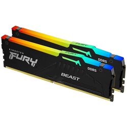 Memorie operativa Kingston Fury Beast DDR5 RGB 32GB (2x16) 5600MHz CL36 (KF556C36BBEAK2-32)