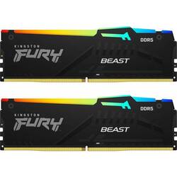 Memorie operativa Kingston Fury Beast DDR5 RGB EXPO 32GB (2x16) 6400MHz CL32 (KF564C32BBEAK2-32)