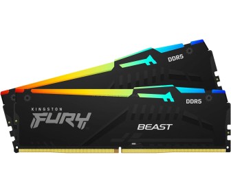 Memorie operativa Kingston Fury Beast DDR5 RGB Expo 32GB (2x16GB) 6000MHz CL30 (KF560C30BBEAK2-32)