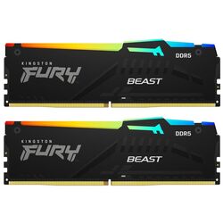 Memorie operativa Kingston Fury Beast DDR5 RGB Expo 64GB (2x32GB) 6000MHz CL30 (KF560C30BBEAK2-64)