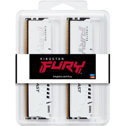 Memorie operativa Kingston Fury Beast DDR5 White Expo 32GB (2x16) 5600MHz CL36 (KF556C36BWEK2-32) Thumb