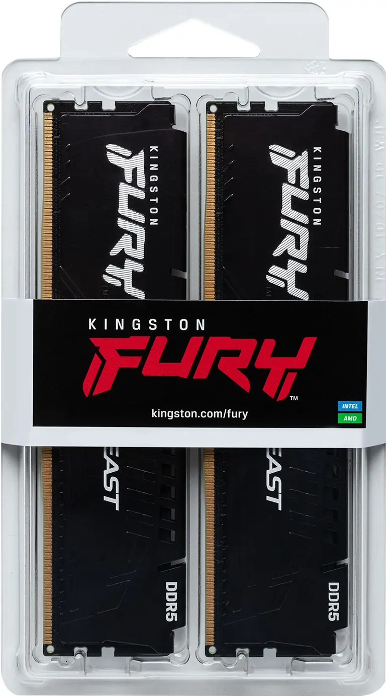 Оперативная память Kingston Fury Beast Expo DDR5 64GB (2x32) 6000MHz CL36 (KF560C36BBE2K2-64) - 3