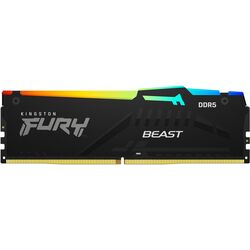 Memorie operativa Kingston Fury Beast RGB 16GB (2x8) DDR5 6000MHz CL40 (KF560C40BBAK2-16) Thumb