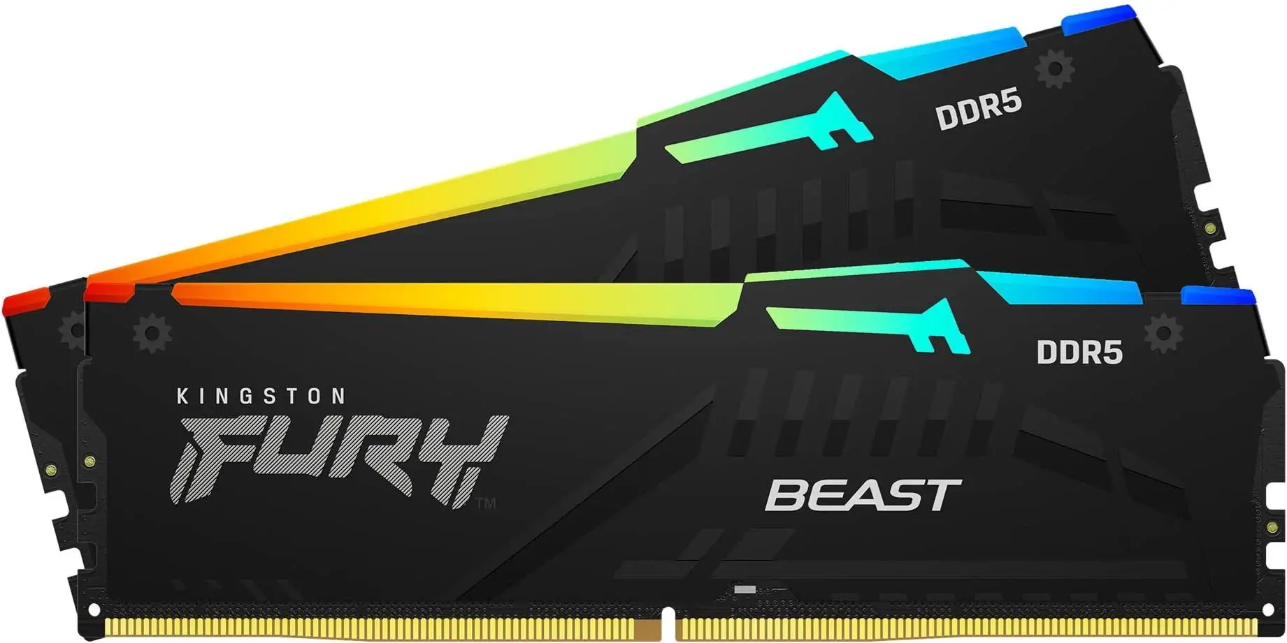 Memorie operativa Kingston Fury Beast RGB 32GB (2x16) DDR5 6000MHz CL40 (KF560C40BBAK2-32)