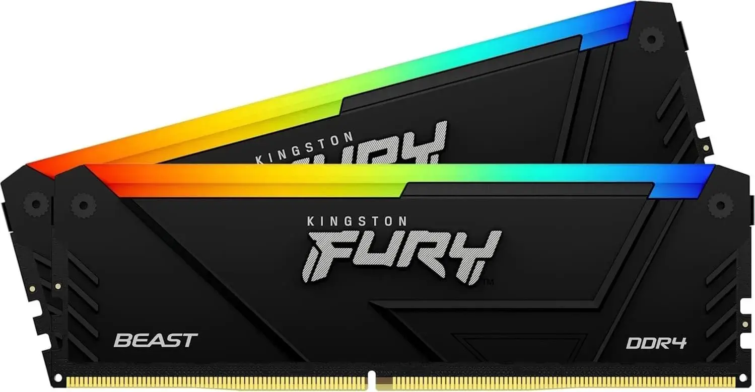 Memorie operativa Kingston Fury Beast RGB 32GB (2x16GB) DDR4 3600MHz (KF436C18BB2AK2/32)