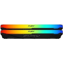 Memorie operativa Kingston FURY Beast RGB DDR4 16GB (2x8) 3600MHz (KF432C16BB2AK2/16) Thumb