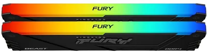 Memorie operativa Kingston FURY Beast RGB DDR4 16GB (2x8) 3600MHz (KF432C16BB2AK2/16)