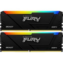 Memorie operativa Kingston FURY Beast RGB DDR4 16GB (2x8) 3600MHz (KF432C16BB2AK2/16)