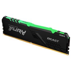Оперативная память Kingston Fury Beast RGB DDR4 16GB (2x8GB) 3733MHz PC4-29800 CL19 (KF437C19BBAK2/16) Thumb