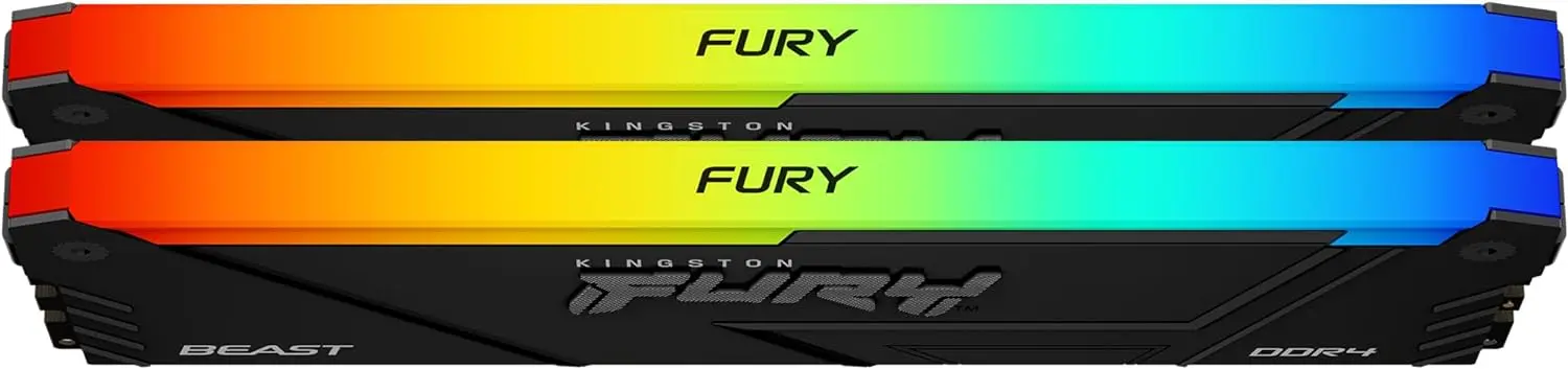 Оперативная память Kingston Fury Beast RGB DDR4 32GB (2x16) 3200MHz CL16 (KF432C16BB12AK2/32) - 2