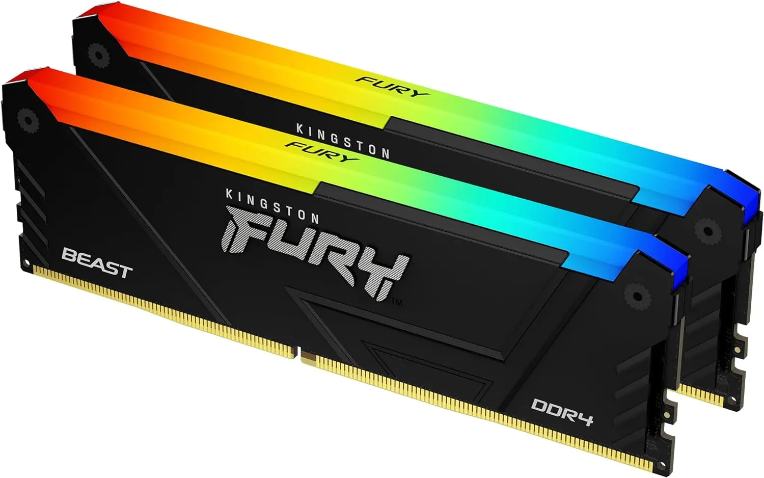 Оперативная память Kingston Fury Beast RGB DDR4 32GB (2x16) 3200MHz CL16 (KF432C16BB12AK2/32)
