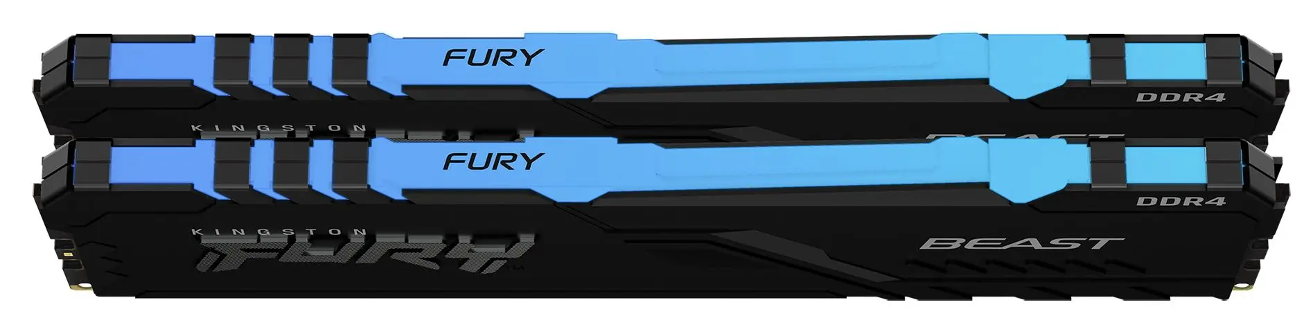 Memorie operativa Kingston  Fury Beast RGB DDR4 32GB (2x16GB) 3733MHz PC4-29800 CL19 (KF437C19BB1AK2/32)