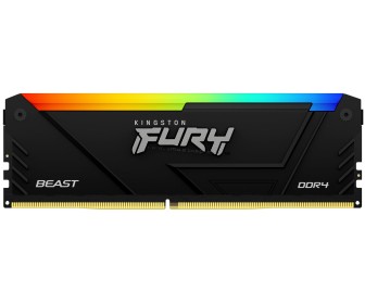 Memorie operativa Kingston Fury Beast RGB DDR4 32GB 3200MHz CL16 (KF432C16BB2A/32)