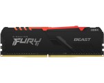 Оперативная память Kingston FURY Beast RGB DDR4 8Gb 3600MHz CL17 Black (KF436C17BBA/8)