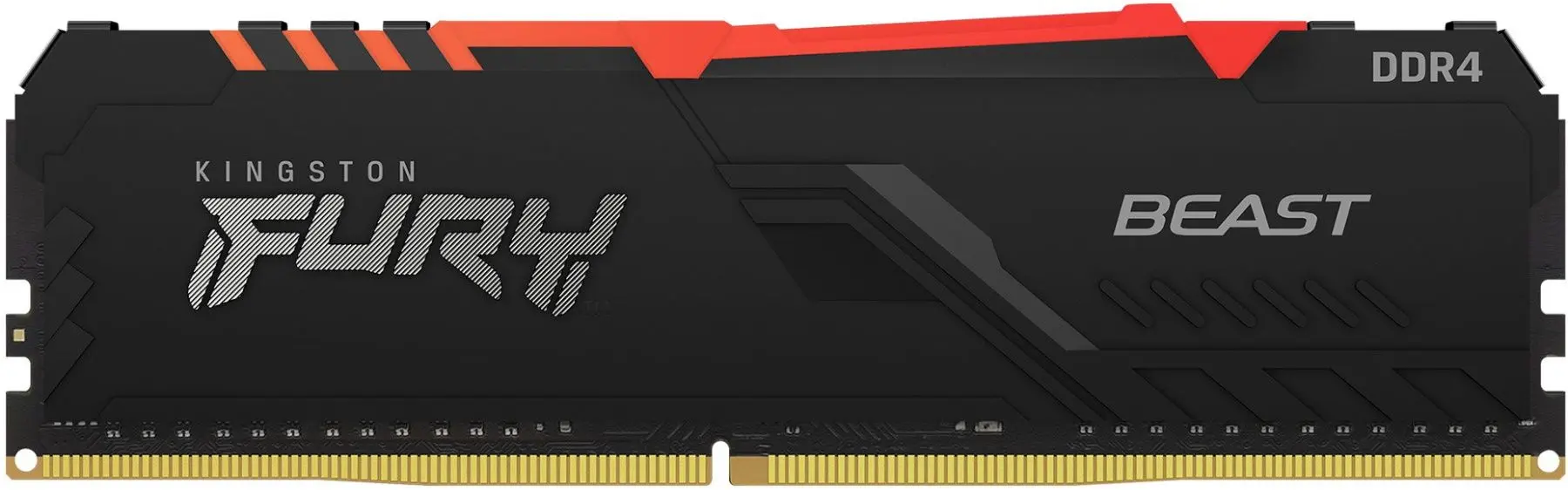 Оперативная память Kingston FURY Beast RGB DDR4 8Gb 3600MHz CL17 Black (KF436C17BBA/8)
