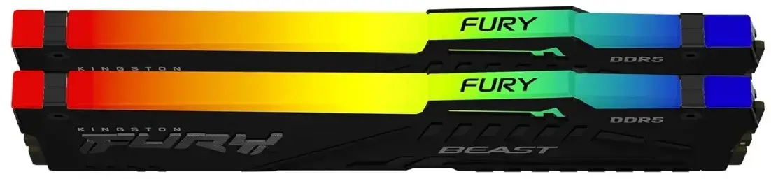 Оперативная память Kingston Fury Beast RGB DDR5 128GB (2x64) 5600MHz CL36 (KF556C36BBEAK2-128) - 4