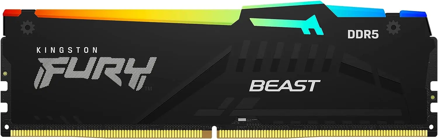 Оперативная память Kingston Fury Beast RGB DDR5 16GB (2x8GB) 5600MHz CL36 (KF556C36BBEAK2-16) - 3