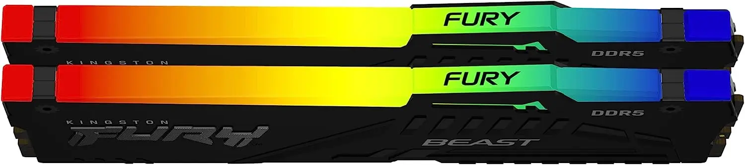 Оперативная память Kingston Fury Beast RGB DDR5 16GB (2x8GB) 5600MHz CL36 (KF556C36BBEAK2-16) - 4