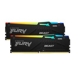 Оперативная память Kingston Fury Beast RGB DDR5 16GB (2x8GB) 6000MHz CL30 (KF560C30BBEAK2-16) Thumb