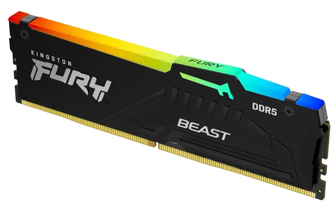 Оперативная память Kingston Fury Beast RGB DDR5 6000MHz CL36 32GB (KF560C36BBEA-32) - 2