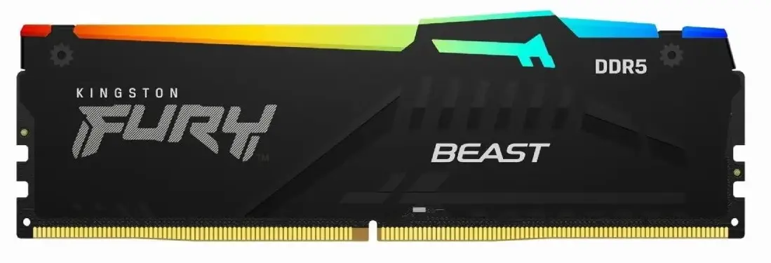 Оперативная память Kingston Fury Beast RGB DDR5 6000MHz CL36 (KF560C36BBE2A-16)