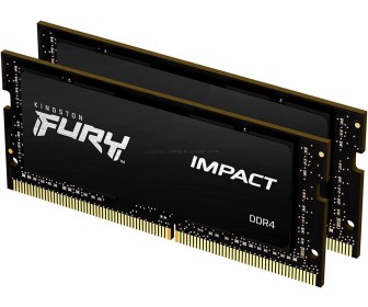 Memorie operativa Kingston Fury Impact 16Gb DDR4-3200MHz SODIMM Set (KF432S20IBK2/16)