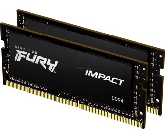 Memorie operativa Kingston Fury Impact Black 32GB (2x16GB) 2666MHz CL16 (KF426S16IBK2/32)