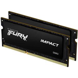 Memorie operativa Kingston Fury Impact SODIMM DDR3L 16GB(2x8) 1866 CL11 (KF318LS11IBK2/16) Thumb