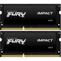 Memorie operativa Kingston Fury Impact SODIMM DDR3L 16GB(2x8) 1866 CL11 (KF318LS11IBK2/16)