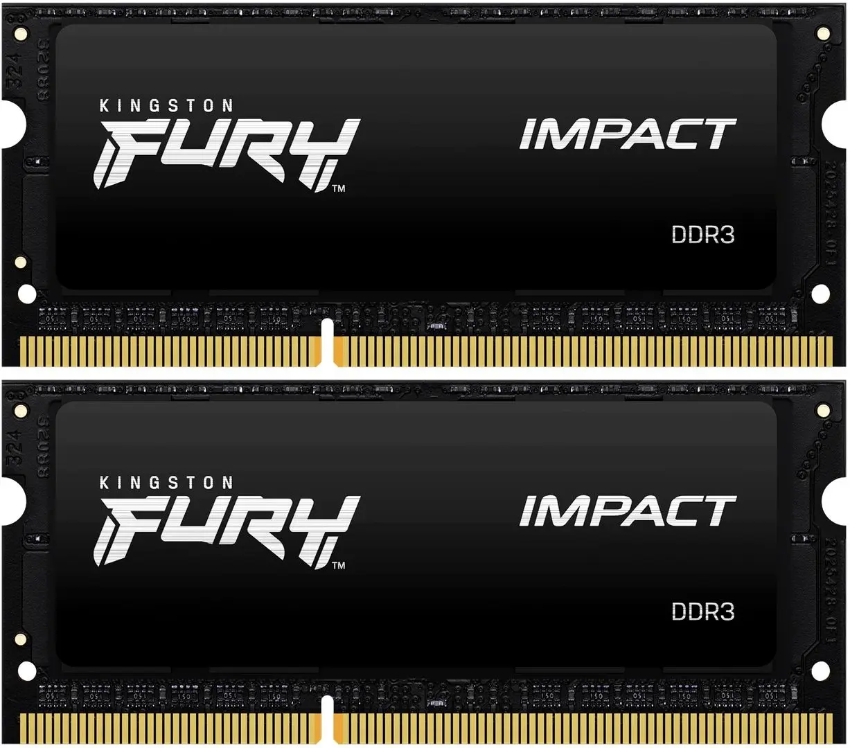 Memorie operativa Kingston Fury Impact SODIMM DDR3L 16GB(2x8) 1866 CL11 (KF318LS11IBK2/16)