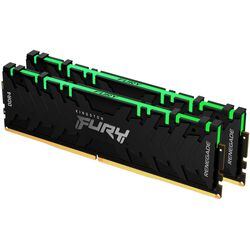 Memorie operativa Kingston FURY Renegade RGB DDR4 16Gb (2x8GB) 4000MHz CL19 Black (KF440C19RBAK2/16) Thumb