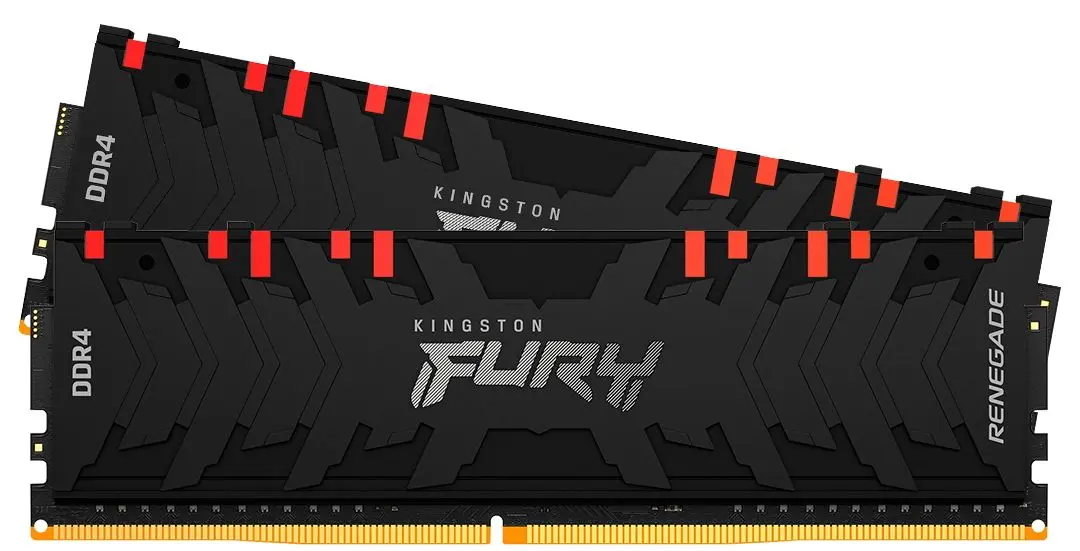 Memorie operativa Kingston Fury Renegade RGB DDR4 16GB (2x8GB) 4600MHz PC4-36800 CL19 (KF446C19RBAK2/16)