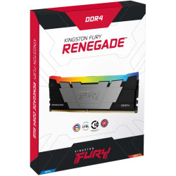 Оперативная память Kingston Fury Renegade RGB DDR4 8GB 3600MHz CL16 (KF436C16RB2A/8) Thumb