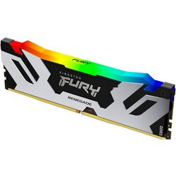 Memorie operativa Kingston Fury Renegade Silver DDR5 RGB 16GB 6400MHz CL32 (KF564C32RSA-16) Thumb