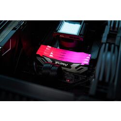 Memorie operativa Kingston Fury Renegade Silver DDR5 RGB 24GB 8400MHz CL40 (KF584CU40RSA-24) Thumb
