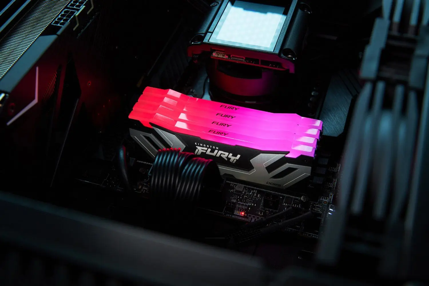 Memorie operativa Kingston Fury Renegade Silver DDR5 RGB 24GB 8400MHz CL40 (KF584CU40RSA-24)