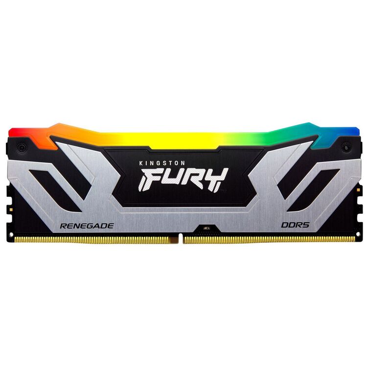 Оперативная память Kingston Fury Renegade Silver DDR5 RGB 24GB 8400MHz CL40 (KF584CU40RSA-24)